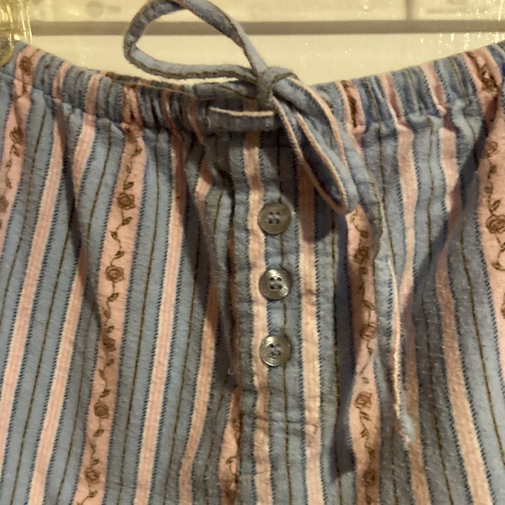 ❤️ Flannel Rose Print Pj Bottoms - Picture 3 of 5
